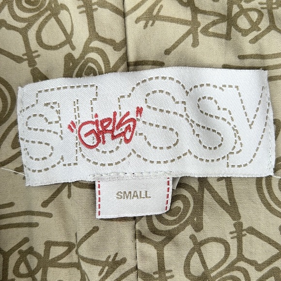 🎯RARE Stussy Military Style Jacket Gray Size Small - Picture 12 of 14